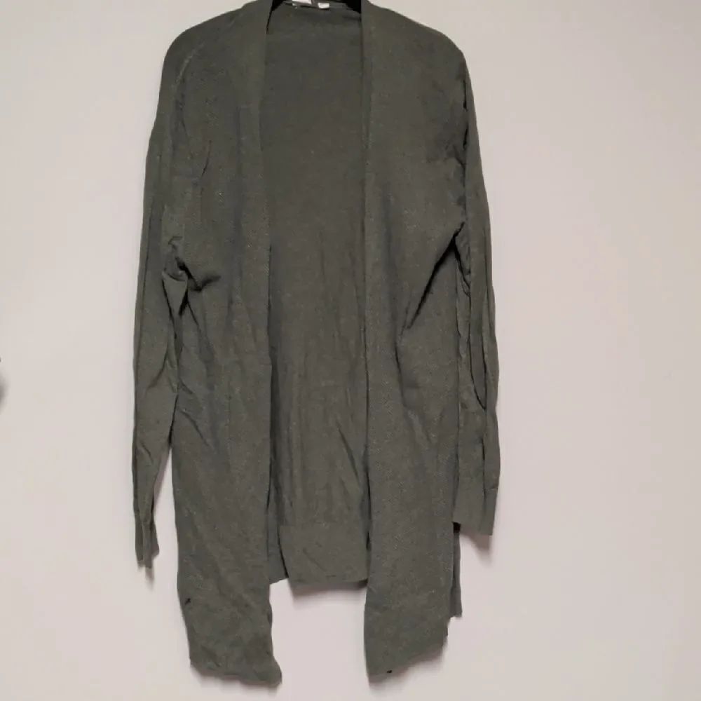 Chic Green Open Front Cardigan